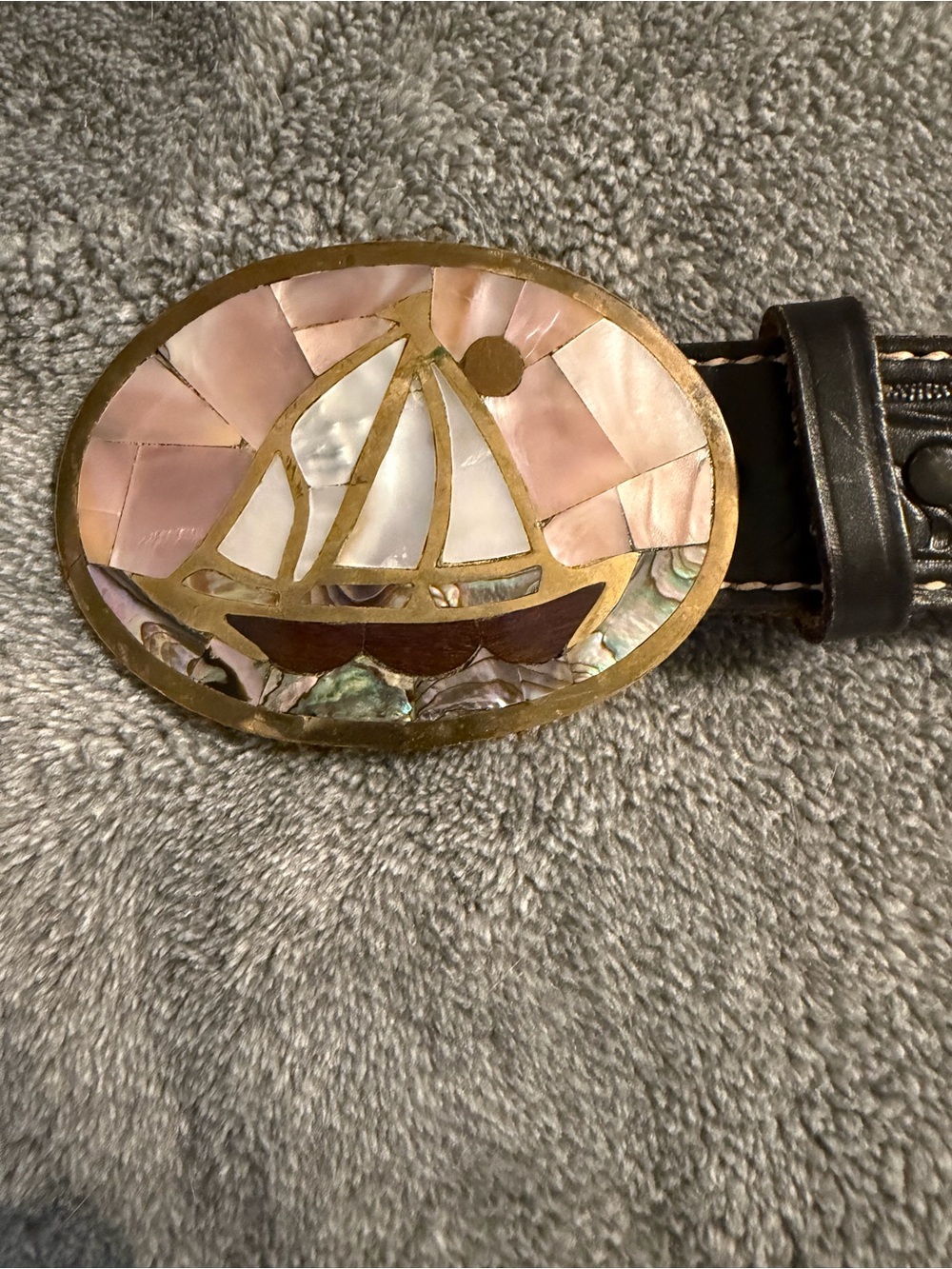 Tony Lama Belt and Buckle